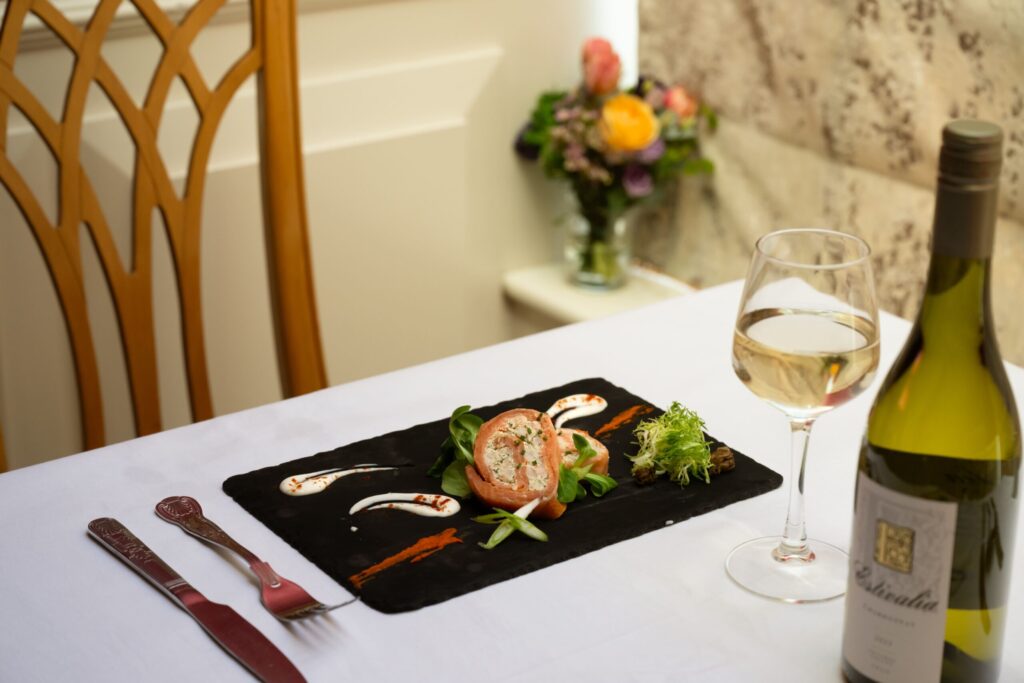 Resturant Food Starter Salmon resized - Sligo Southern Hotel