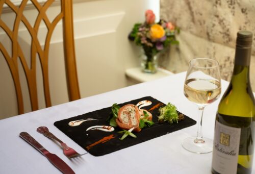 Resturant Food Starter Salmon resized - Sligo Southern Hotel